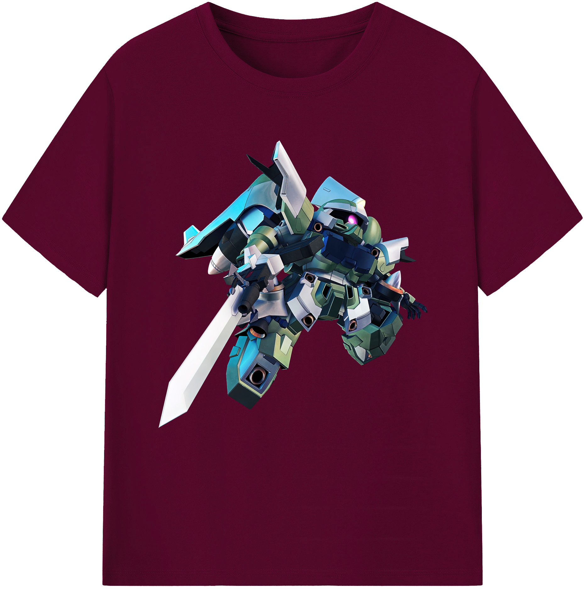 （画像用） 機動戦士ガンダム Mobile Suit Gundam レディースカジュアルプリントTシャツ（綿100％）